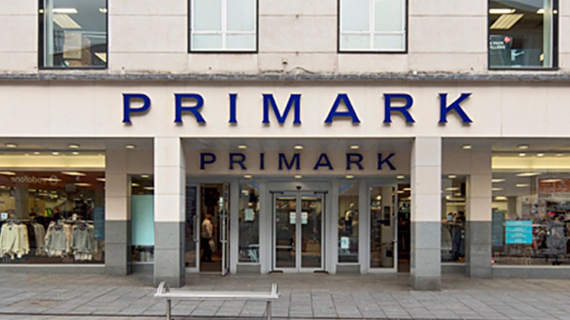 Enseigne Primark de Union Street