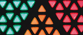 LED apparentes triangles