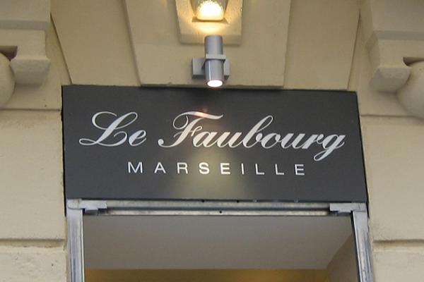 LE FAUBOURG - Plaque aluminium laqué